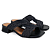 Tamanco Tramado Val Salto Bloco Valentina Flats Preto - Imagem 1