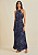 VESTIDO LONGO DECOTE REDONDO COM FAIXA - Imagem 2
