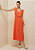 VESTIDO MIDI DECOTE V DETALHE ELASTICO - Imagem 2