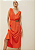VESTIDO MIDI DECOTE V DETALHE ELASTICO - Imagem 3