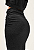 Saia Zinco Midi Reta Com Fenda Preto - Imagem 3