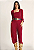 Calca Zinco Pantalona Cós Alto Bolso Faca Bordo - Imagem 1
