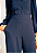Calca Zinco Pantalona Cós Alto Bolso Faca Azul - Imagem 3