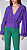 Blusa Maria.Valentina Decote Transpassado Manga Longa Com Lastex Roxo - Imagem 3