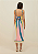 Vestido Morena Rosa Midi Decote Redondo Com Estampa Localizada - Imagem 4