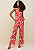 MACACAO ALFAIATARIA VERMELHO ESTAMPADO - Imagem 1