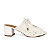 Tamanco Lorena Tramado Valentina Flats Off White - Imagem 1