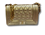 BOLSA GLOSS COURO DOURADA PEQUENA - Imagem 2