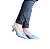 SLINGBACK PRATA SALTO TAÇA - LA CORE - Imagem 1