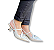 SLINGBACK OFF FLOR SALTO TAÇA - LA CORE - Imagem 1