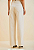 Calça Morena Rosa Pantalona Alta Off White - Imagem 4