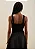 Regata Morena Rosa Ajustada Decote Quadrado Cropped Preto - Imagem 4