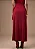Saia Maria.Valentina Evasê Alta Midi Bordo - Imagem 4