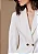 Blazer Maria.Valentina Ajustado Manga Longa Padrão Off White - Imagem 3