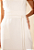 Vestido Morena Rosa Midi Ajustado Off White - Imagem 3