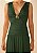 Vestido Morena Rosa Midi Verde Ajustado - Imagem 2