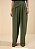 Calça Morena Rosa Reta Alta Verde Elegante - Imagem 2