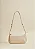 Bolsa Baguete Pequena Off White Alça Corrente - Imagem 1