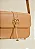 Bolsa Satchel Morena Rosa Bege com Metal - Imagem 2