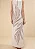 Vestido Longo Morena Rosa Off White Sem Manga - Imagem 4