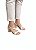 Sandália Salto Bloco Off White Lacore Couro - Imagem 1