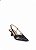 Slingback Couro Preto Feminino Lacore - Imagem 2