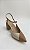 Slingback Salto Bloco Couro Feminino Lacore - Imagem 2