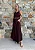 Vestido Haes Longo Marrom - Imagem 1