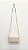 Bolsa Pequena Couro Off White Gloss Elegante - Imagem 3