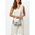 Bolsa Couro Prata Gloss Pequena - Imagem 1