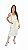 Vestido Midi Feminino Morena Rosa Branco - Imagem 1