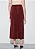 Saia Zinco Reta Alta Midi Vinho - Imagem 4