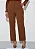 Calça Zinco Cenoura Alta Marrom - Imagem 2
