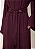 Vestido Longo Bordô Manga Longa Maria.Valentina - Imagem 2