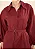 Vestido Morena Rosa Manga Longa Midi Bordo - Imagem 2