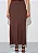 Saia Midi Evasê Zinco Marrom - Imagem 3
