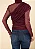 Blusa Tule Morena Rosa Manga Longa Bordô - Imagem 3