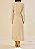 Vestido Morena Rosa Off White Midi Manga Longa - Imagem 4