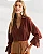 Blusa Haes elegante em viscose e linho - Imagem 1