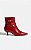 Bota Cano Curto Vermelha Cecconello - Imagem 2