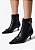 Bota Cano Curto Couro Preto Cecconello - Imagem 1