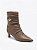 Bota Mocha Mousse Couro Salto Taça Cecconello - Imagem 2