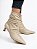 Bota Off White em Couro com Salto Taça Cecconello - Imagem 1