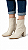 Bota Couro Off White Salto Bloco LaCore - Imagem 1