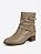 Bota Cano Curto Couro Mocha Mousse LaCore - Imagem 2
