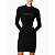 VESTIDO CANELADO CALVIN KLEIN PRETO CF20C3OVM27509 - Imagem 1