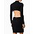 VESTIDO CANELADO CALVIN KLEIN PRETO CF20C3OVM27509 - Imagem 3