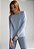 SUÉTER TRICOT FEMININO TOMMY HILFIGER AZUL CLARO - Imagem 1