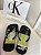 CHINELO CALVIN KLEIN JEANS PRETO ESTAMPADO - Imagem 1