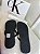 CHINELO CALVIN KLEIN JEANS PRETO ESTAMPADO - Imagem 5